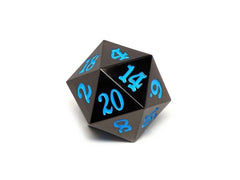 Easy Roller Dice: 35mm Over Sized Gunmetal | Gamer Loot