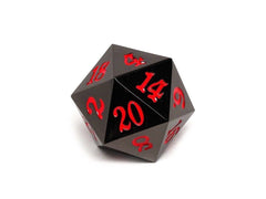 Easy Roller Dice: 35mm Over Sized Gunmetal | Gamer Loot
