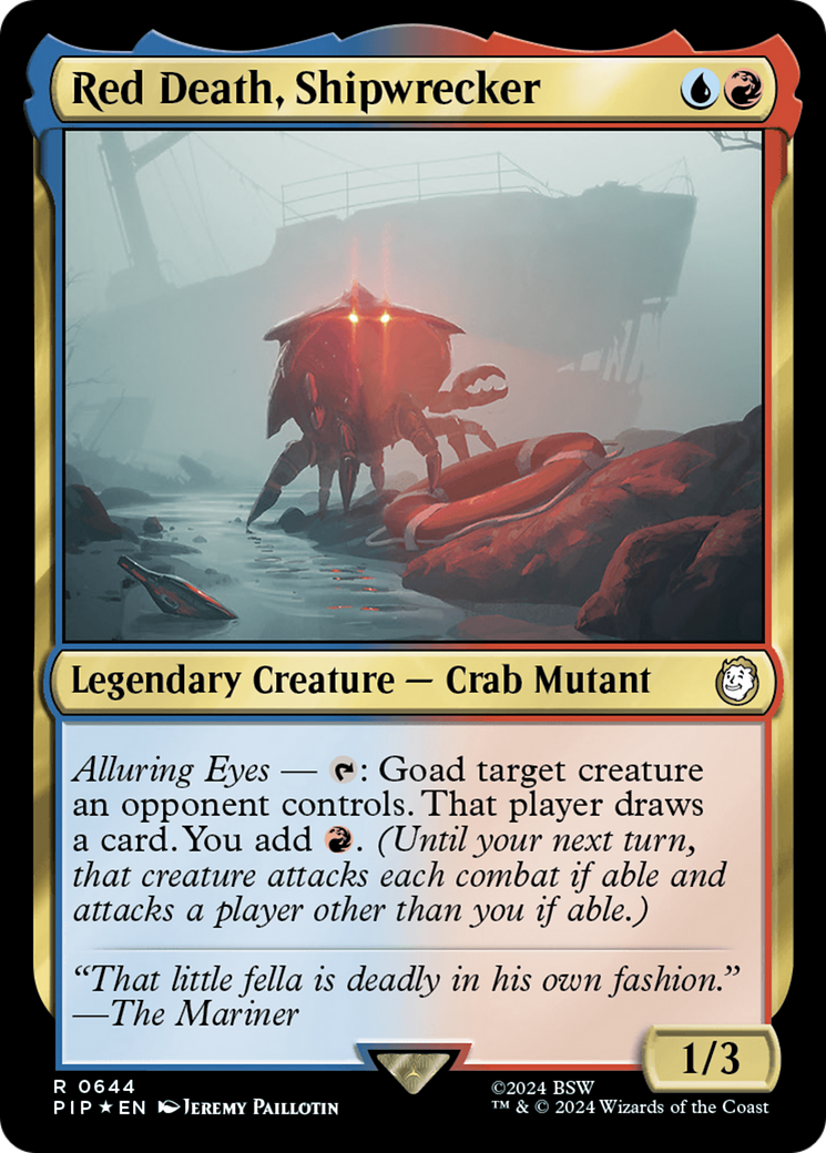 Red Death, Shipwrecker (Surge Foil) [Fallout] | Gamer Loot