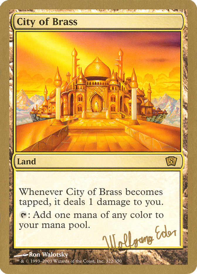 City of Brass (Wolfgang Eder) [World Championship Decks 2003] | Gamer Loot