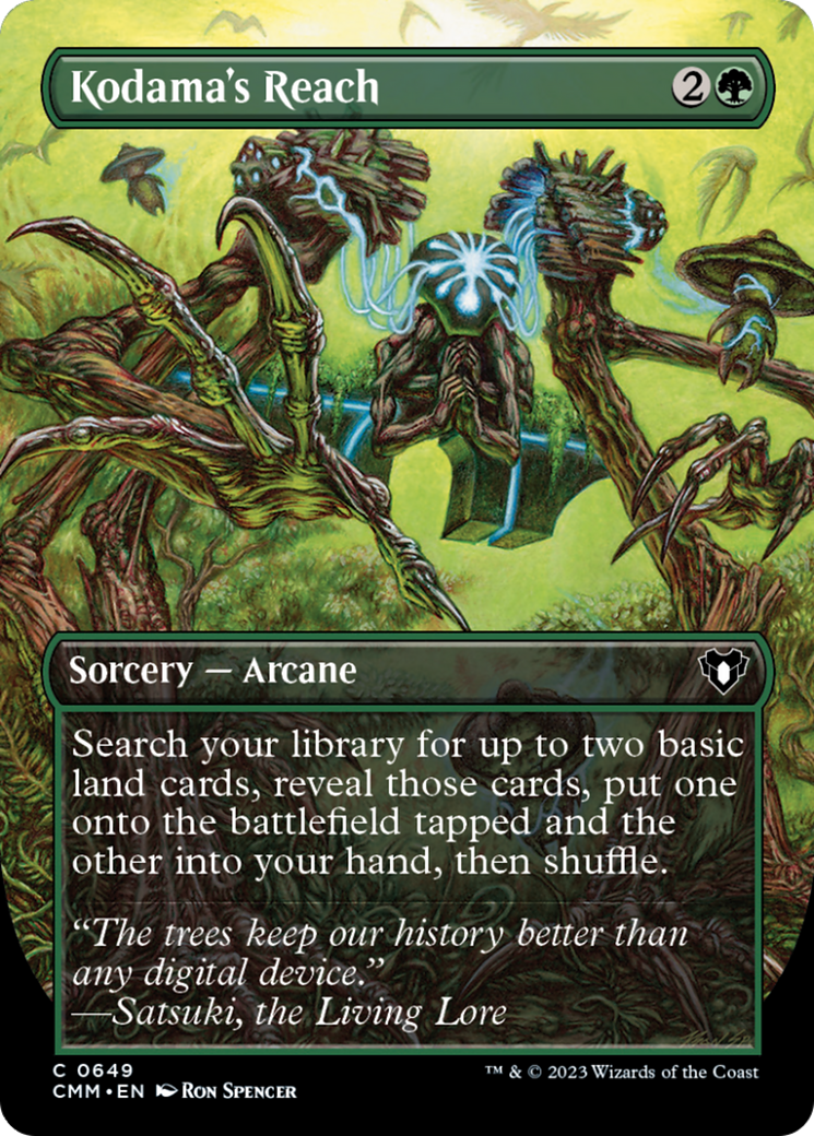 Kodama's Reach (Borderless Alternate Art) [Commander Masters] | Gamer Loot