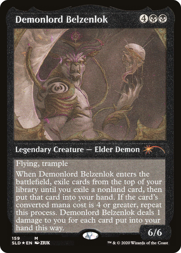 Demonlord Belzenlok (Foil Etched) [Secret Lair Drop Series] | Gamer Loot