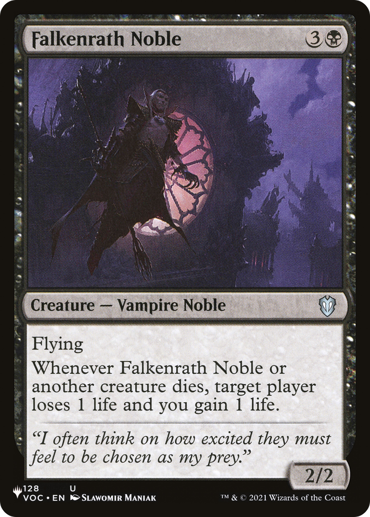 Falkenrath Noble [The List Reprints] | Gamer Loot