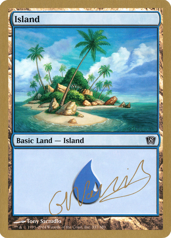 Island (gn337) (Gabriel Nassif) [World Championship Decks 2004] | Gamer Loot