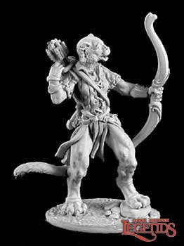 Reaper Bones Miniatures: Cheetah girl | Gamer Loot