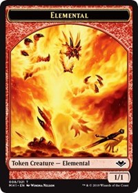Elemental (008) // Squirrel (015) Double-Sided Token [Modern Horizons Tokens] | Gamer Loot