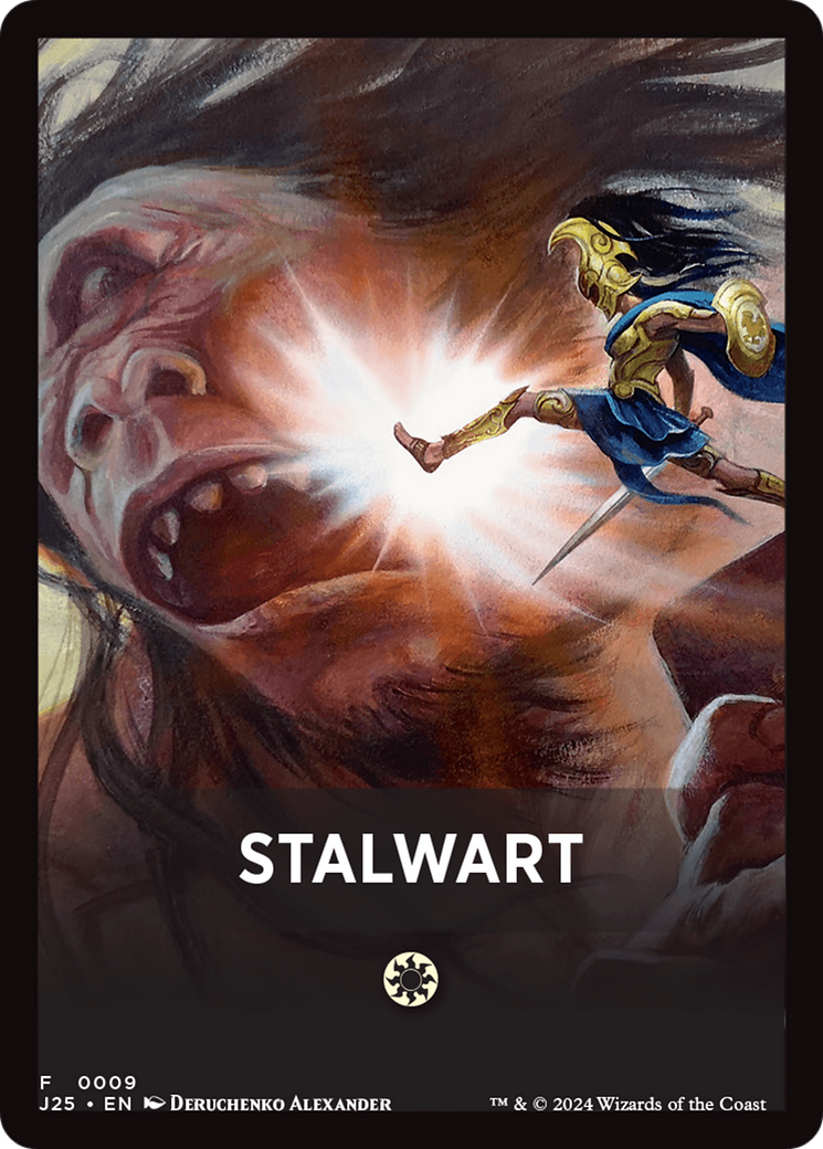 Stalwart Theme Card [Foundations Jumpstart Front Cards] | Gamer Loot