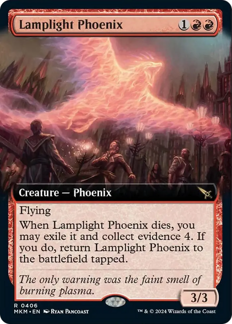 Lamplight Phoenix (Extended Art) [Murders at Karlov Manor] | Gamer Loot