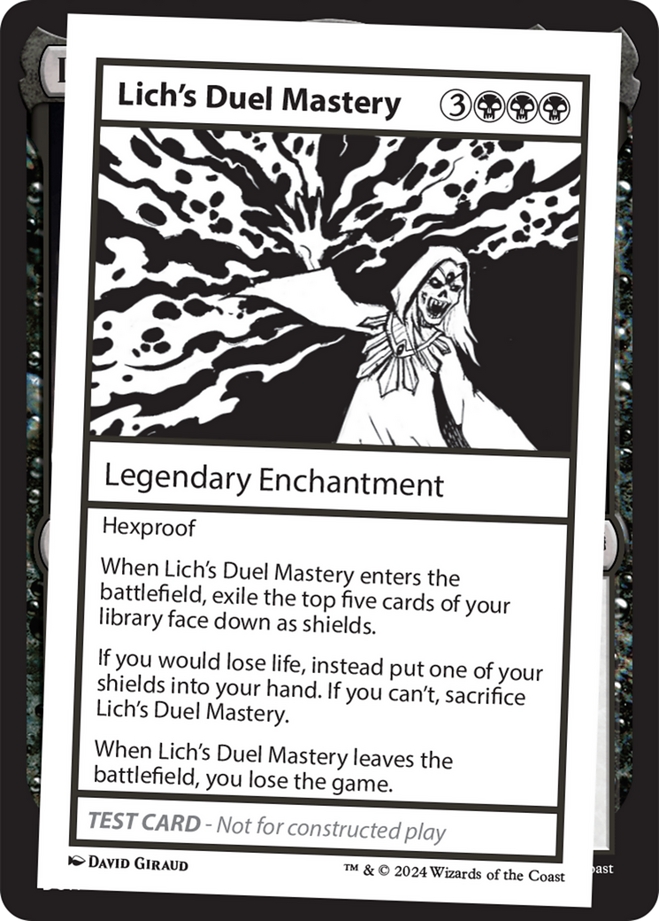 Lich's Duel Mastery [Mystery Booster 2 Playtest Cards] | Gamer Loot