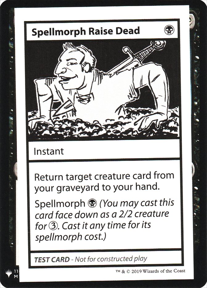 Spellmorph Raise Dead [Mystery Booster Playtest Cards] | Gamer Loot