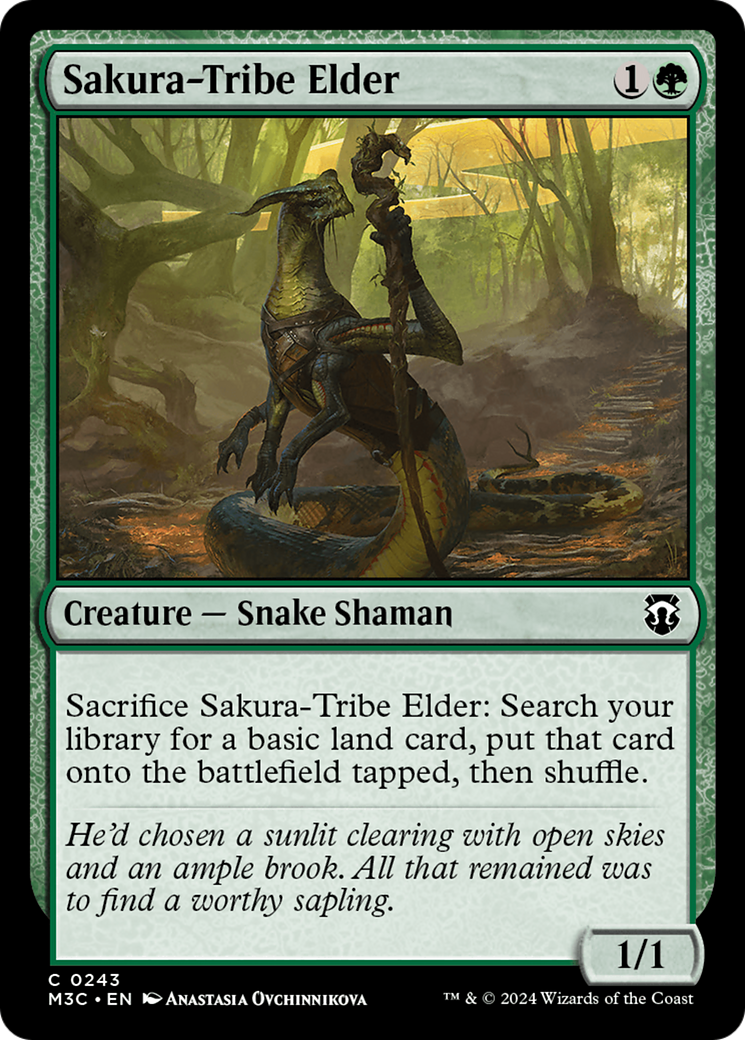 Sakura-Tribe Elder (Ripple Foil) [Modern Horizons 3 Commander] | Gamer Loot