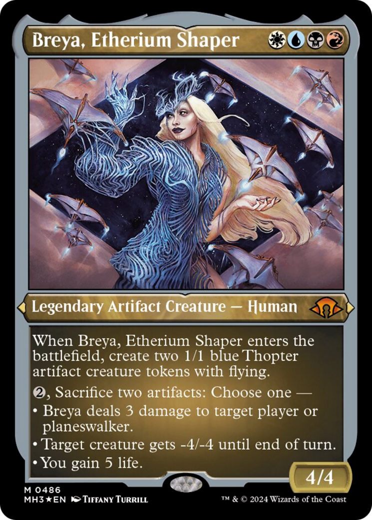 Breya, Etherium Shaper (Foil Etched) [Modern Horizons 3] | Gamer Loot