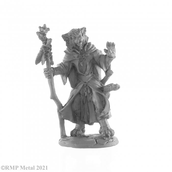 Reaper Bones Miniatures: Catfolk Mage | Gamer Loot