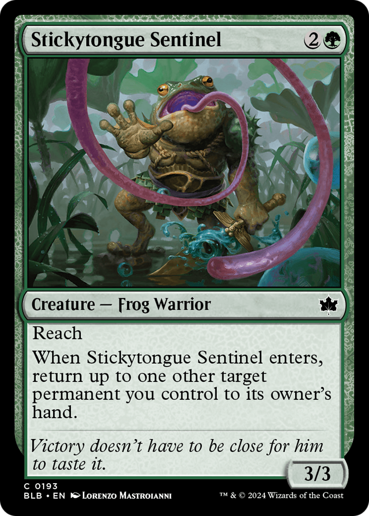 Stickytongue Sentinel [Bloomburrow] | Gamer Loot