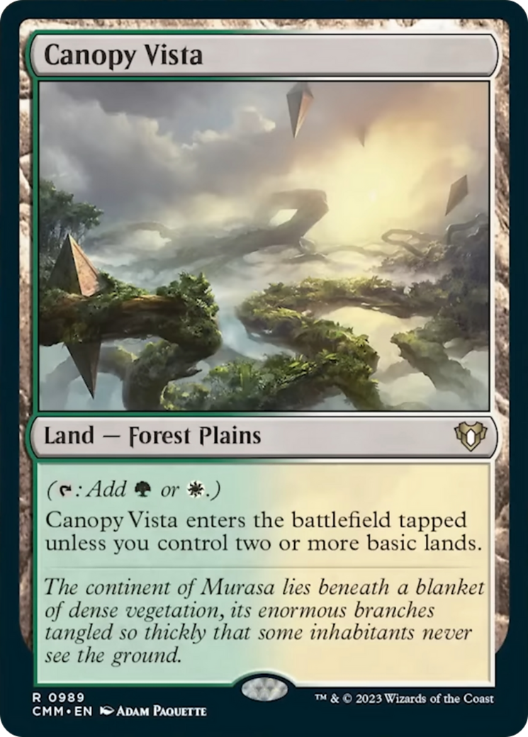 Canopy Vista [Commander Masters] | Gamer Loot