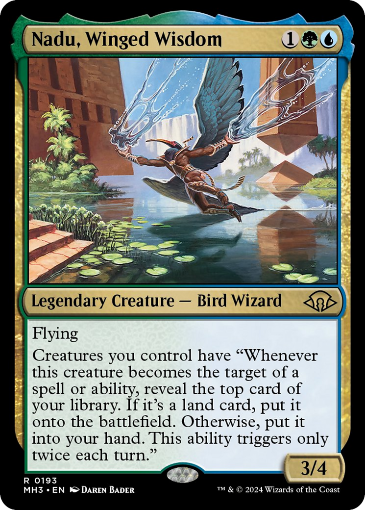 Nadu, Winged Wisdom [Modern Horizons 3] | Gamer Loot