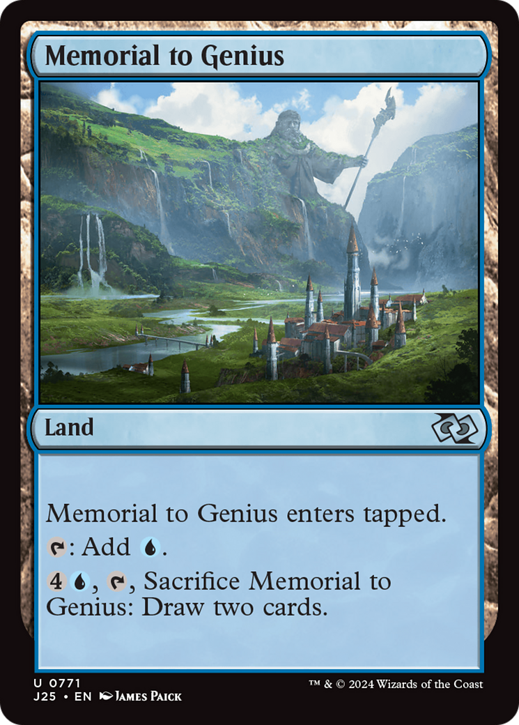 Memorial to Genius [Foundations Jumpstart] | Gamer Loot