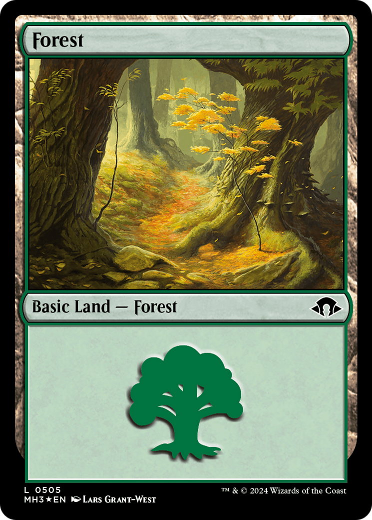 Forest (0505) (Ripple Foil) [Modern Horizons 3] | Gamer Loot