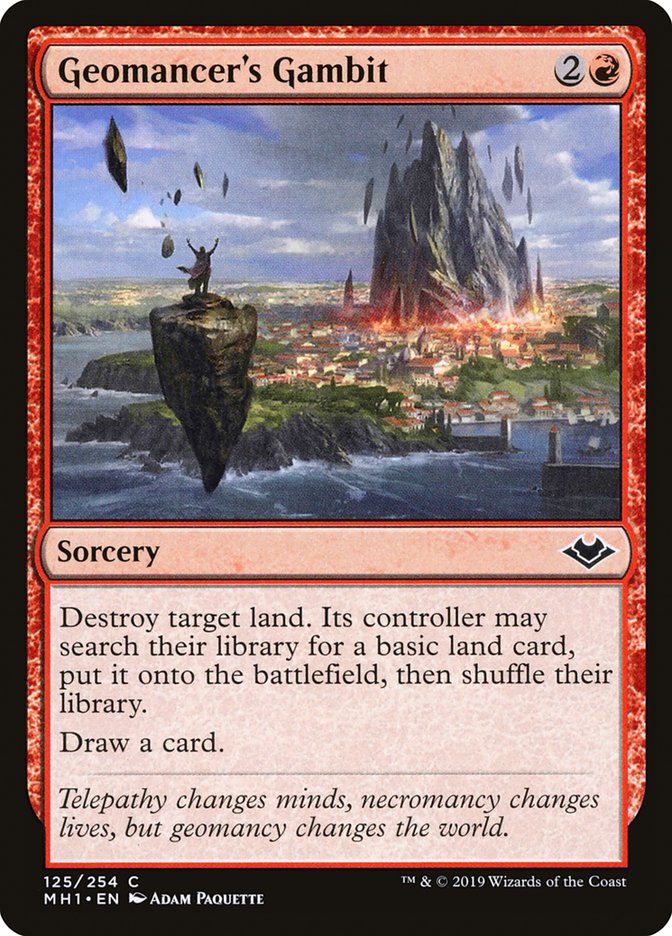 Geomancer's Gambit [Modern Horizons] | Gamer Loot