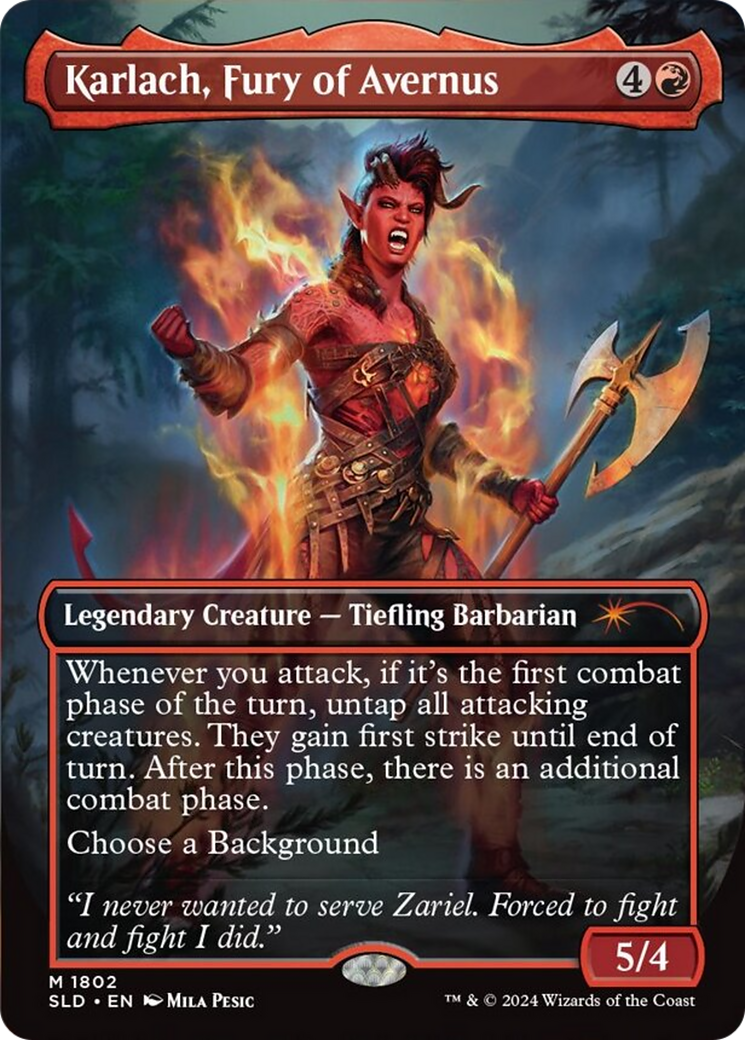 Karlach, Fury of Avernus [Secret Lair Drop Series] | Gamer Loot
