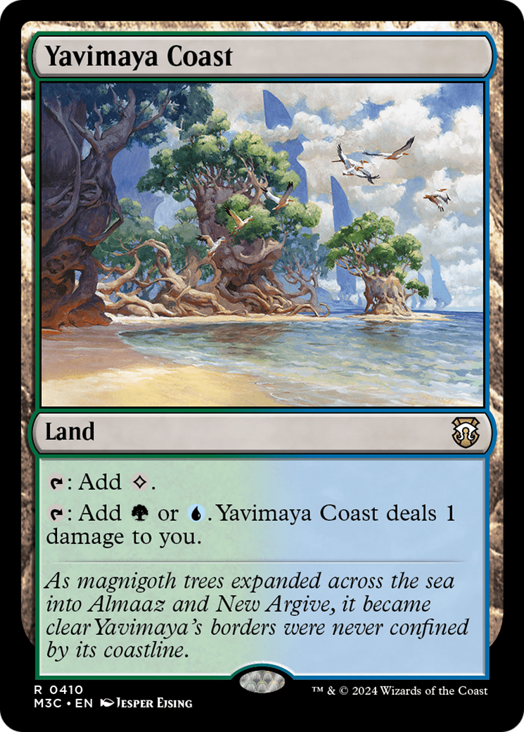 Yavimaya Coast (Ripple Foil) [Modern Horizons 3 Commander] | Gamer Loot