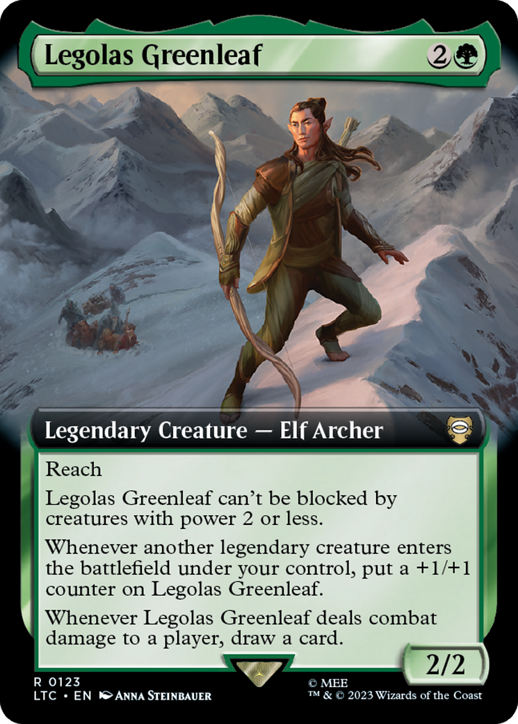 Legolas Greenleaf (Extended Art) [The Lord of the Rings: Tales of Middle-Earth Commander] | Gamer Loot