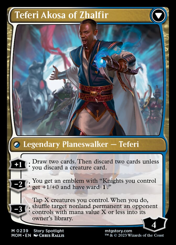 Invasion of New Phyrexia // Teferi Akosa of Zhalfir [March of the Machine] | Gamer Loot