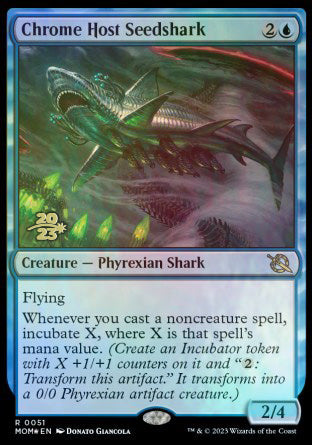 Chrome Host Seedshark [March of the Machine Prerelease Promos] | Gamer Loot