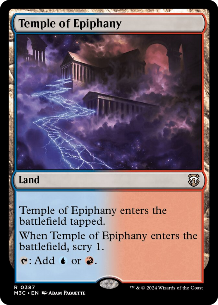 Temple of Epiphany [Modern Horizons 3 Commander] | Gamer Loot