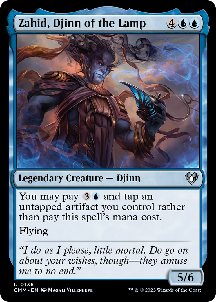 Zahid, Djinn of the Lamp [Commander Masters] | Gamer Loot