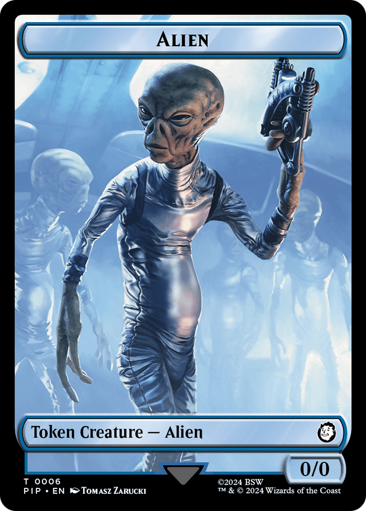 Food (0014) // Alien Double-Sided Token [Fallout Tokens] | Gamer Loot