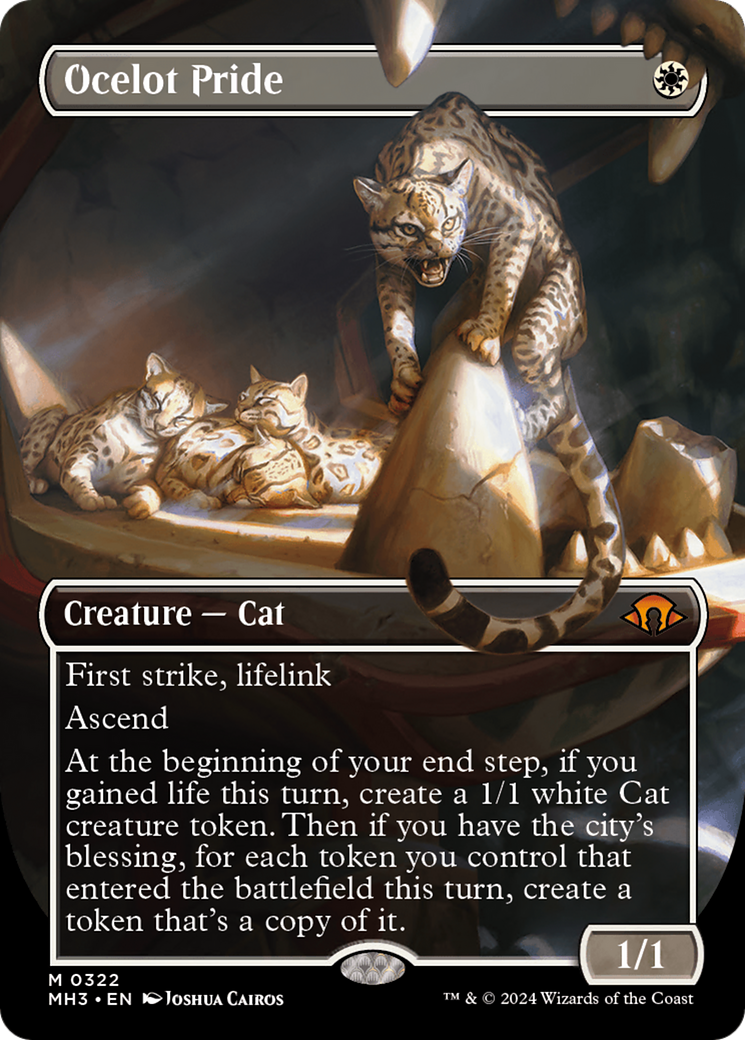 Ocelot Pride (Borderless) [Modern Horizons 3] | Gamer Loot