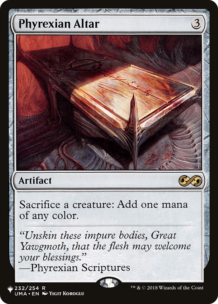 Phyrexian Altar [The List] | Gamer Loot