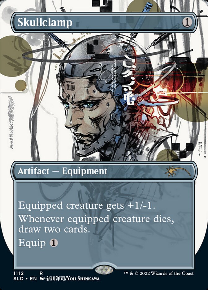 Skullclamp (Borderless) [Secret Lair Drop Series] | Gamer Loot