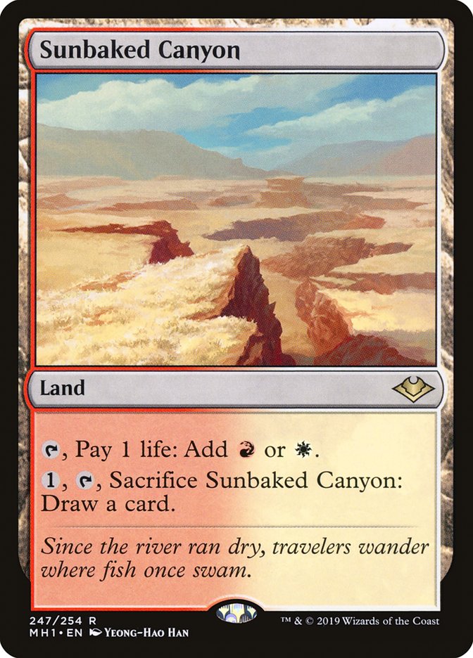 Sunbaked Canyon [Modern Horizons] | Gamer Loot