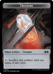 Treasure // Food (0012) Double-Sided Token [Wilds of Eldraine Tokens] | Gamer Loot