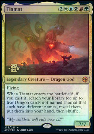 Tiamat [Dungeons & Dragons: Adventures in the Forgotten Realms Prerelease Promos] | Gamer Loot