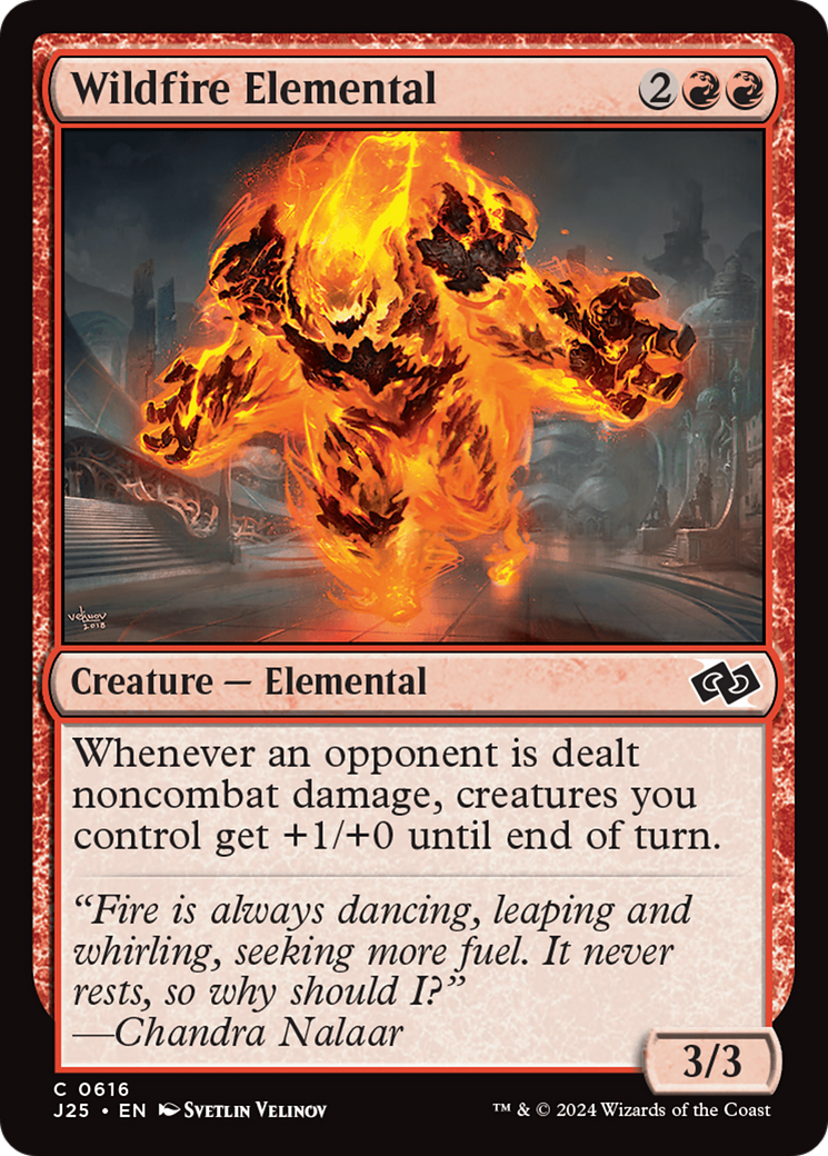 Wildfire Elemental [Foundations Jumpstart] | Gamer Loot