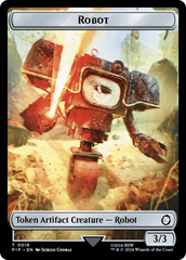 Junk // Robot Double-Sided Token [Fallout Tokens] | Gamer Loot