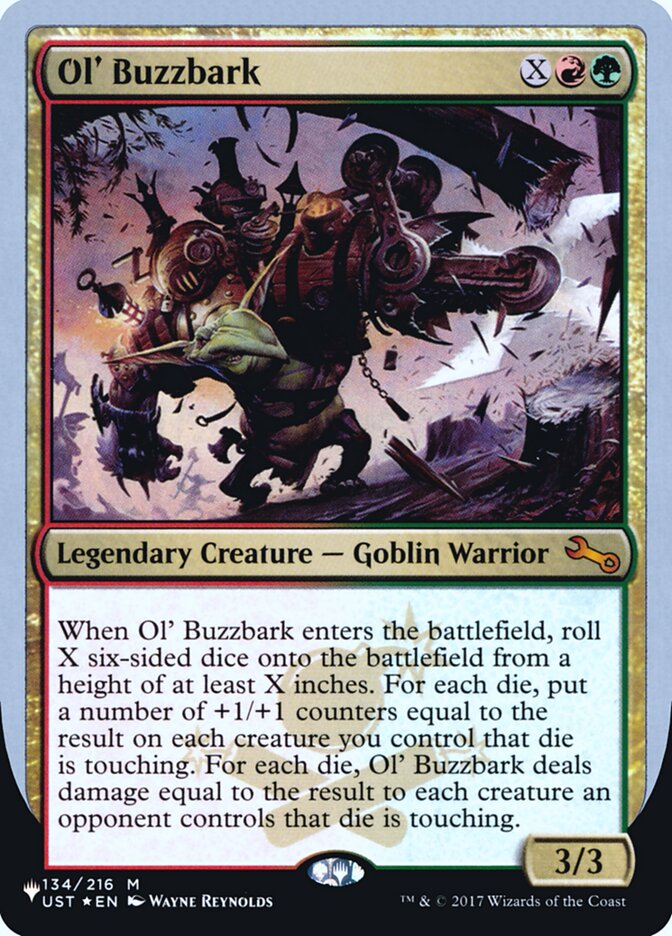 Ol' Buzzbark (Unfinity Foil Edition) [The List] | Gamer Loot