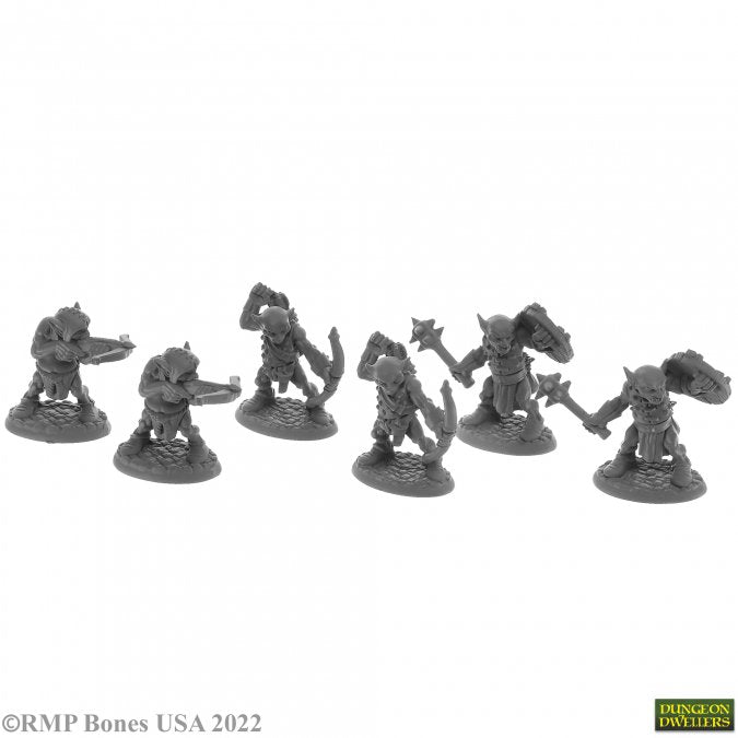 Reaper Bones Miniatures: Goblin Pillagers (6) | Gamer Loot