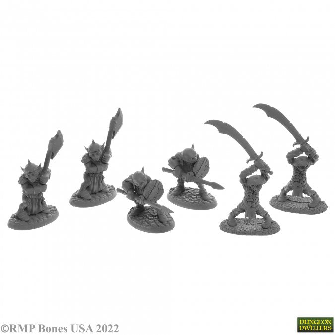 Reaper Bones Miniatures: Goblin Warriors (6) | Gamer Loot