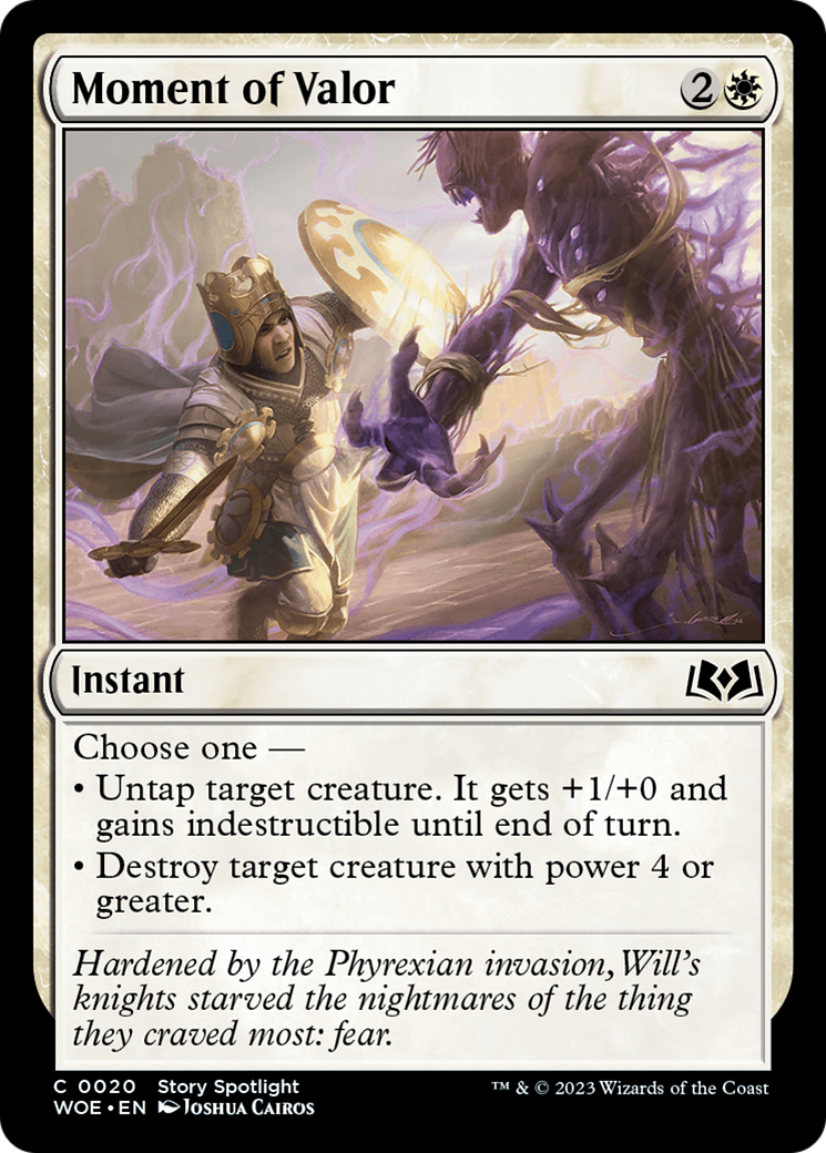 Moment of Valor [Wilds of Eldraine] | Gamer Loot