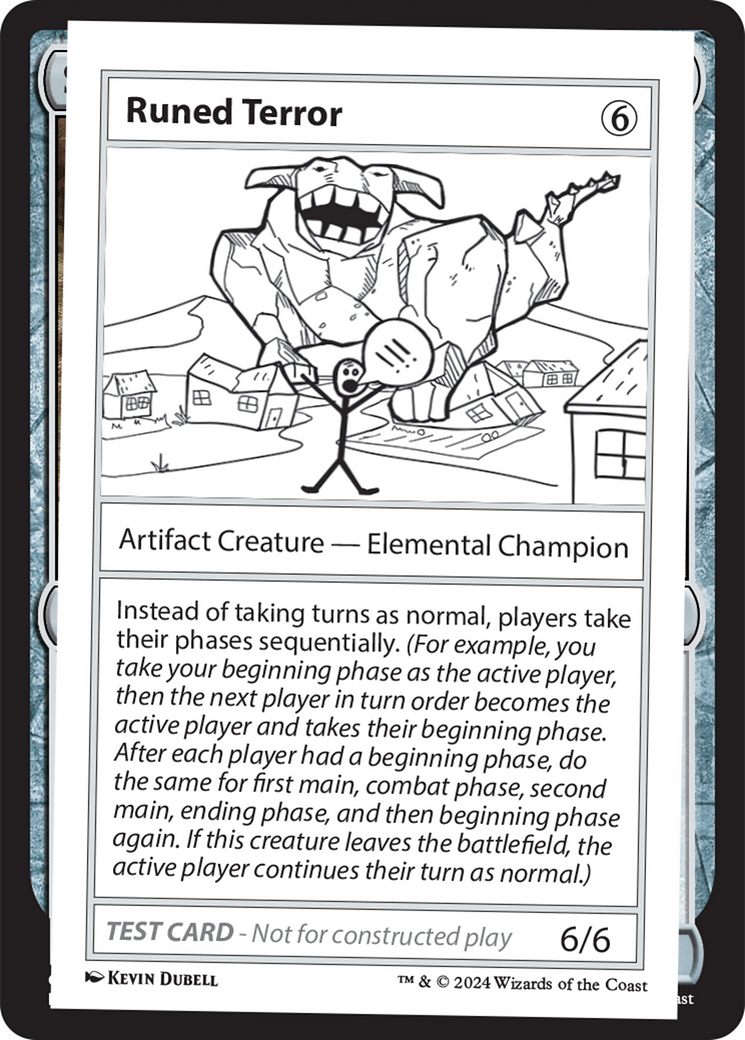 Runed Terror [Mystery Booster 2 Playtest Cards] | Gamer Loot