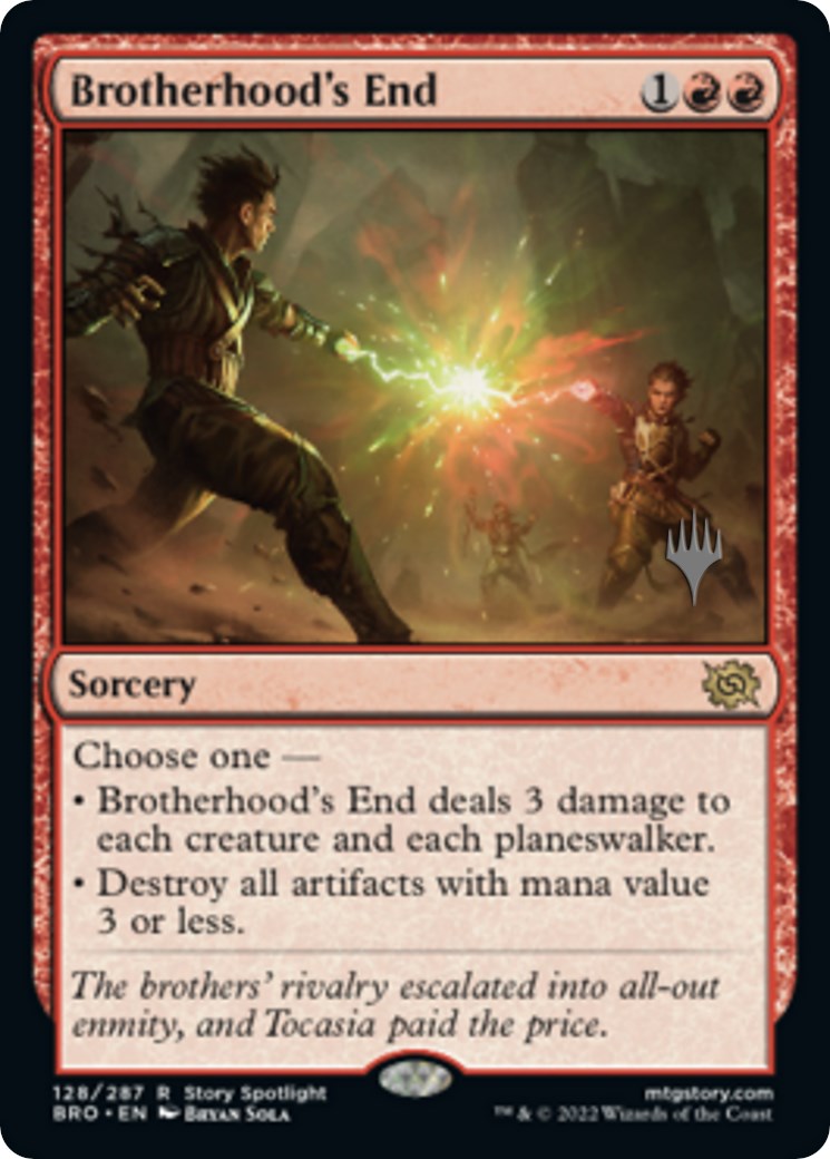 Brotherhood's End (Promo Pack) [The Brothers' War Promos] | Gamer Loot