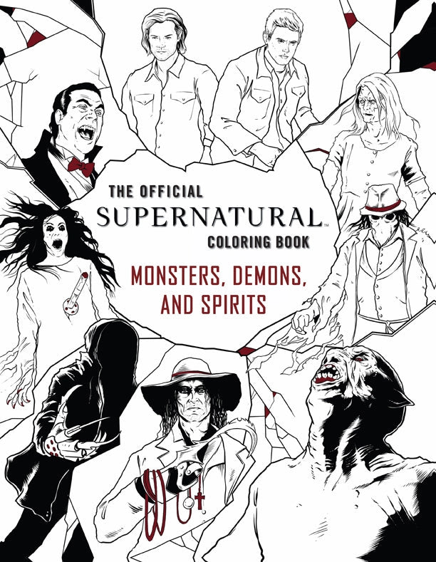 The Official Supernatural Coloring Book: Monsters, Demons, and Spirits | Gamer Loot