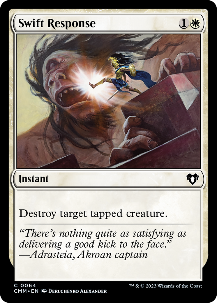 Swift Response [Commander Masters] | Gamer Loot