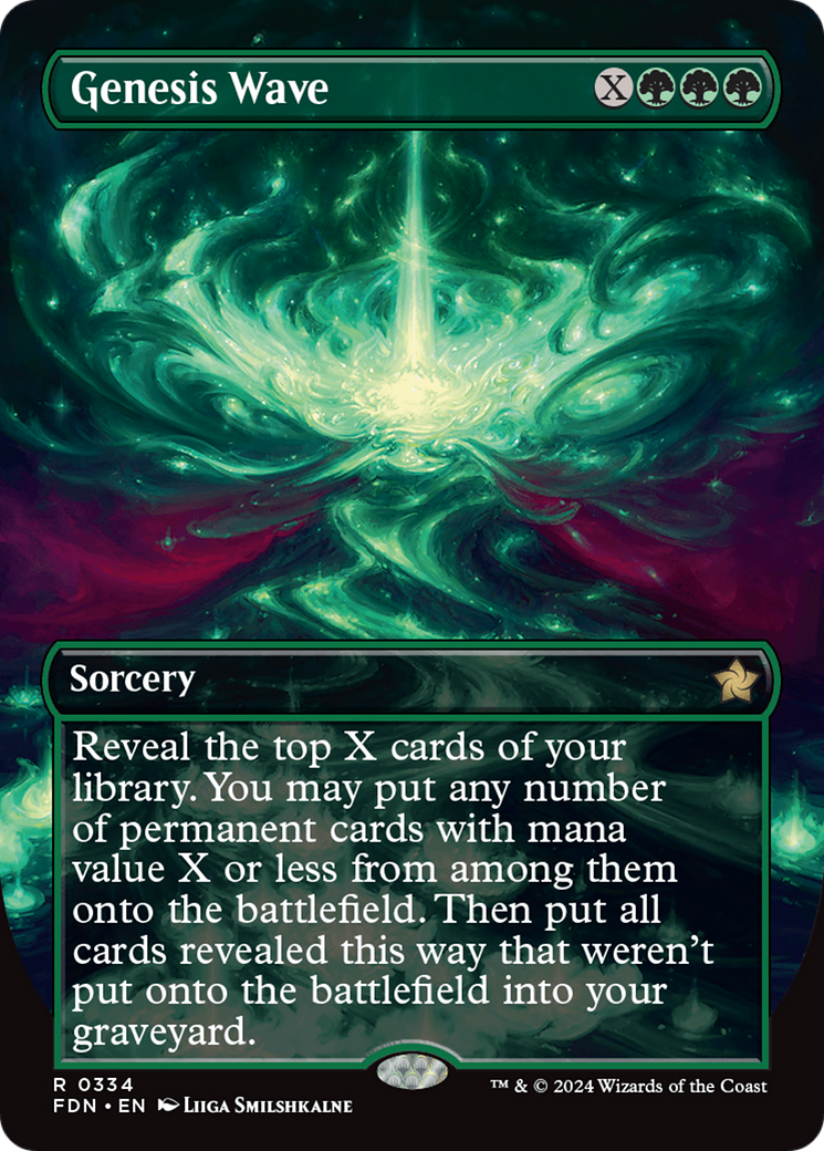 Genesis Wave (Borderless) [Foundations] | Gamer Loot