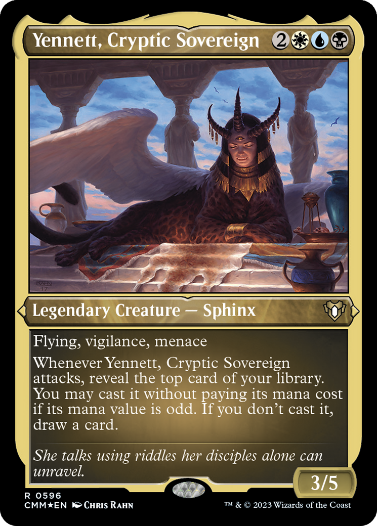 Yennett, Cryptic Sovereign (Foil Etched) [Commander Masters] | Gamer Loot