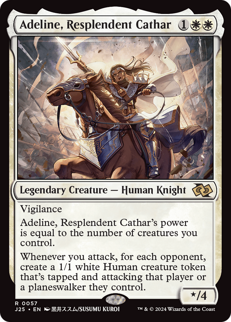 Adeline, Resplendent Cathar (Anime) [Foundations Jumpstart] | Gamer Loot